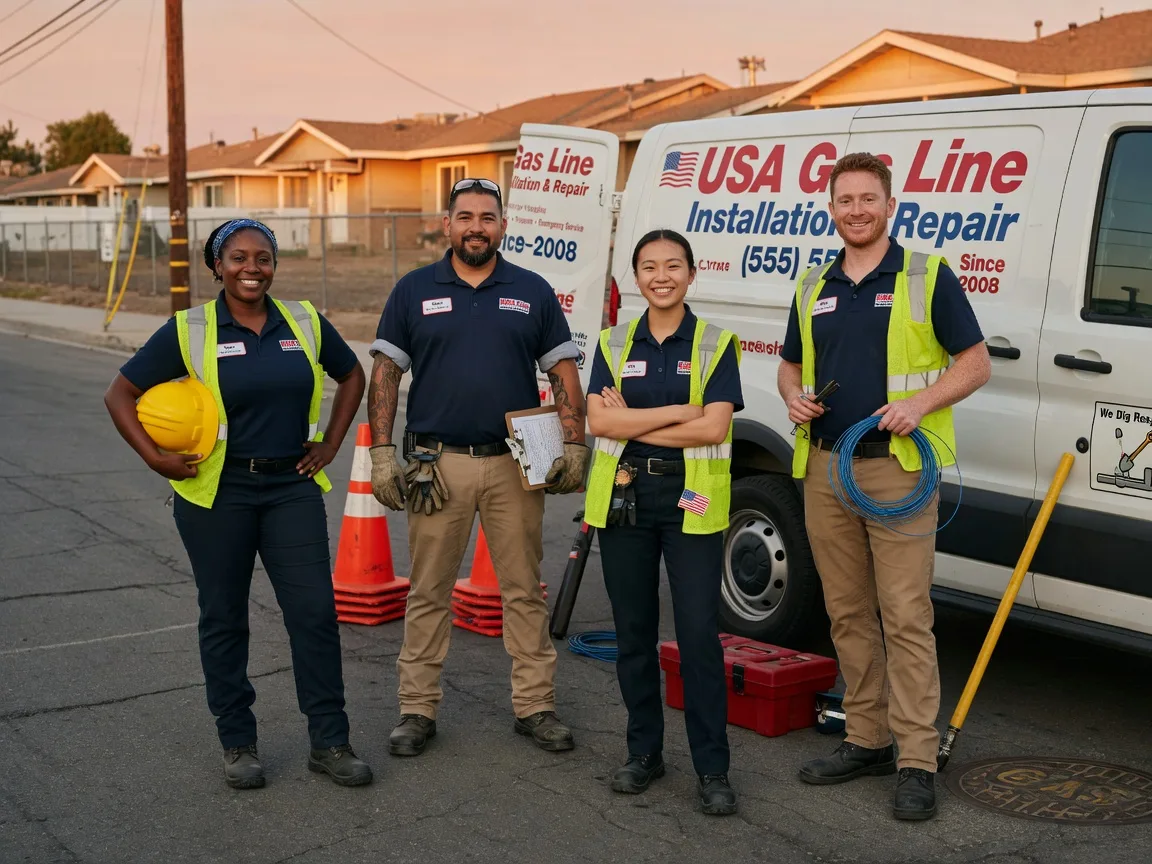 Gas Line Installation company in Fultonham, OH